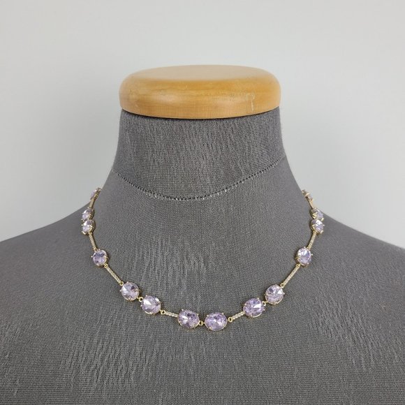 Banana Republic Gold & Purple Necklace